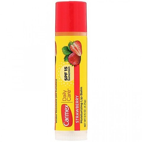 Бальзам для губ Strawberry Carmex SPF15 (в стике), 4.25 г 6a0-782 фото