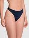 Трусики-стринги женские хлопковые PINK Victoria's Secret Logo Cotton High-Leg Thong синие 20l-plc-eb1 фото 1