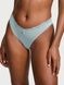 Трусики-стринги хлопковые Victoria's Secret Stretch Cotton High-Leg Scoop Thong Panty голубые dzk-kd4-8w2 фото 1