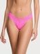 Трусики-стринги женские кружевные Victoria's Secret Lace Thong Panty розовые  lzh-4tz-ggk фото 1