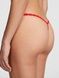 Трусики-стрінги жіночі мереживні PINK Victoria's Secret Wink V-String Panty червоні 4wy-2pr-lui фото 2