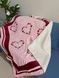 Плед розовый сердца Victoria's Secret Cozy-Fleece Blanket 27217859 фото 2