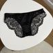 Трусики-бикини женские люксовые Victoria's Secret черные ccc-hr6-gla фото 1