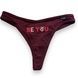 Трусики-стрінги жіночі PINK Victoria's Secret бордові 800-560 фото 1