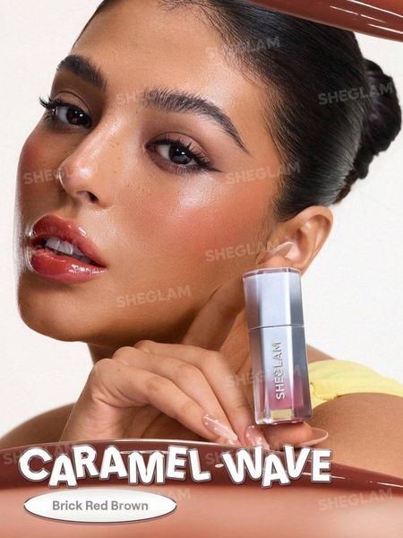 Блиск для губ Sheglam Glass Lock Air Gloss (510 Caramel Wave) 3,4 мл 970-2i8 фото