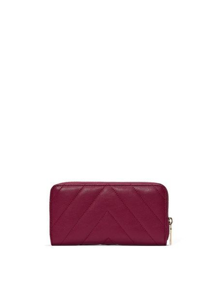Кошелек бордовый Victoria's Secret Large Wallet with Zip 18i-860 фото