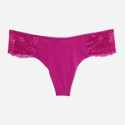 Трусики-стринги женские бесшовные Victoria's Secret No-Show Thong Panty фуксия sdd-arl-jv3 фото