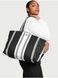 Сумка черно-белая Victoria's Secret VS Striped Tote 88i-77i фото 1