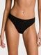 Трусики-бикини женские хлопковые Victoria's Secret Stretch Cotton Sparkle Bikini Panty черные j82-6ws-1hh фото 1
