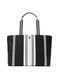 Сумка черно-белая Victoria's Secret VS Striped Tote 88i-77i фото 2