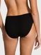 Трусики-бикини женские хлопковые Victoria's Secret Stretch Cotton Sparkle Bikini Panty черные j82-6ws-1hh фото 2