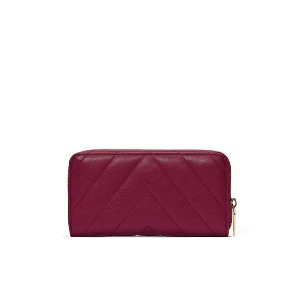 Кошелек бордовый Victoria's Secret Large Wallet with Zip 18i-860 фото