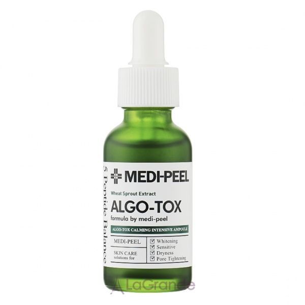 Заспокійлива детокс-сироватка для обличчя Medi-Peel Algo-Tox Calming Intensive Ampoule, 30 мл 4bc-068 фото