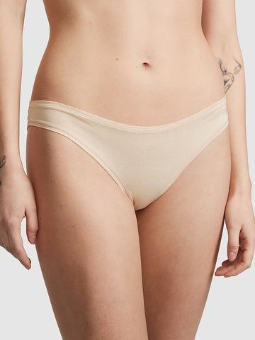 Трусики-бикини женские PINK Victoria's Secret Bikini Panty бежевые 7hc-0cv-dg6 фото