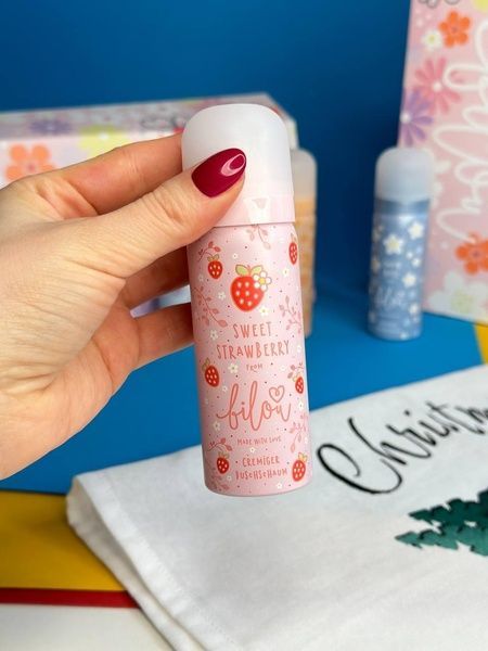 Міні-пінка для душу Bilou Sweet Strawberry, 50 мл 358-cc8 фото