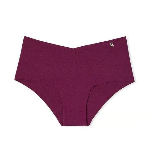 Трусики-чики женские бесшовные Victoria's Secret No-Show Cheeky Panty бордовые jmx-1xc-o4c фото