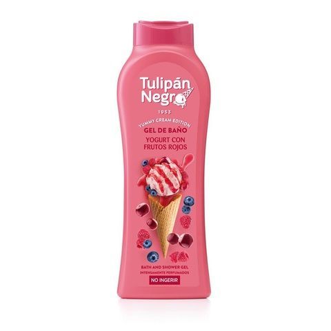 Гель для душа TULIPAN NEGRO Yogurt con Frutos Rojos - Ягодный йогурт, 650 мл ac7-309 фото