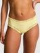 Трусики-чики женские хлопковые с кружевом&nbsp;PINK Victoria's Secret Wink Lace-Trim Cheeky Panty желтые qye-6p5-upt фото 1