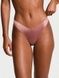 Трусики-стринги женские люксовые Victoria's Secret Strappy Back High-Leg Thong Panty пудровые ud1-8db-4y4 фото 1
