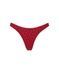 Трусики-стринги женские хлопковые Victoria's Secret Stretch Cotton Sparkle High-Leg Scoop Thong Panty бордовые  d0m-875-znr фото 3