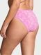 Трусики-бікіні жіночі бавовняні Victoria's Secret Lace-Waist Bikini Panty бузкові  iww-vm4-kxi фото 2