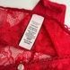 Трусики-чіки жіночі люксові мереживні Victoria's Secret червоні 1c1-jra-ten фото 3