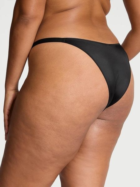 Трусики-бразилиана женские люксовые Victoria's Secret Starstruck Shine Brazilian Panty черные 2lz-kzn-2jy фото