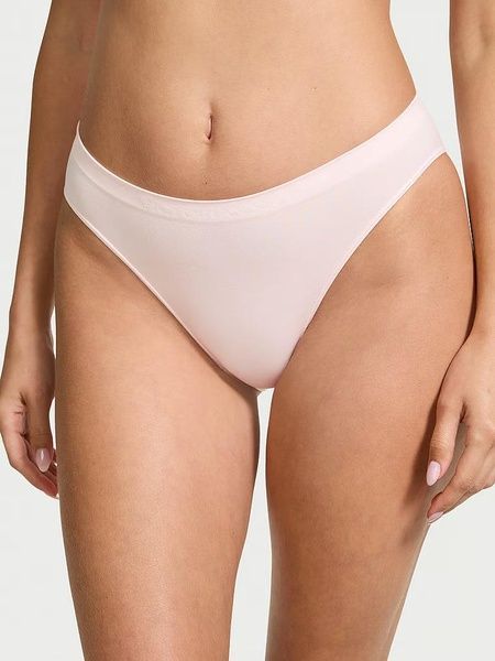Трусики-бікіні з мікрофібри Victoria's Secret Seamless Bikini Panty пудрові drr-h03-dj1 фото