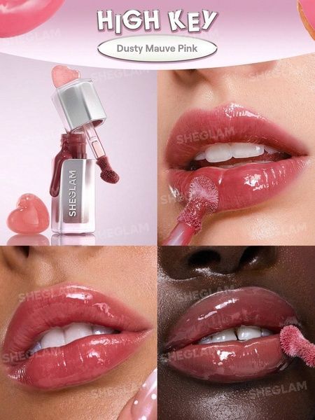 Блиск для губ Sheglam Glass Lock Air Gloss (111 High Key) 3,4 мл 99a-c2a фото