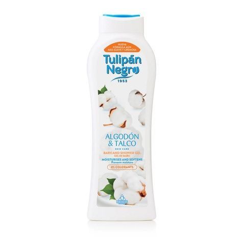 Гель для душа TULIPAN NEGRO Хлопок и тальк 650 мл 498-ca9 фото