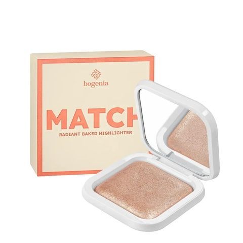Запеченный хайлайтер тон 002 MATCH Radiant Baked Highlighter Bogenia BG671 28c-2ca фото