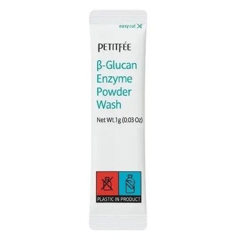 Энзимная пудра для умывания с бета-глюканом Petitfee Beta-Glucan Enzyme Powder Wash(стик 1шт) 1 г b89-2aa фото