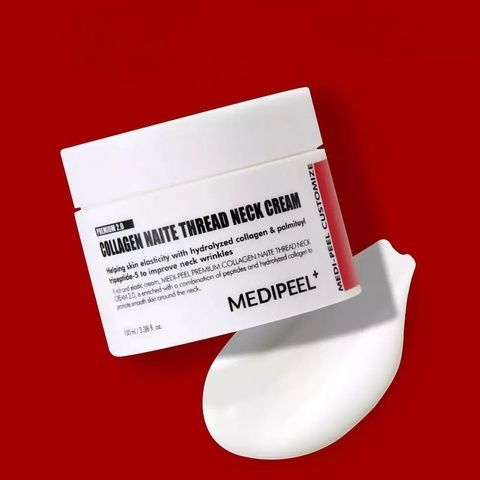Подтягивающий пептидный крем для шеи и декольте Medi-Peel Premium Collagen Naite Thread Neck (2.0) 100 мл 76b-a65 фото