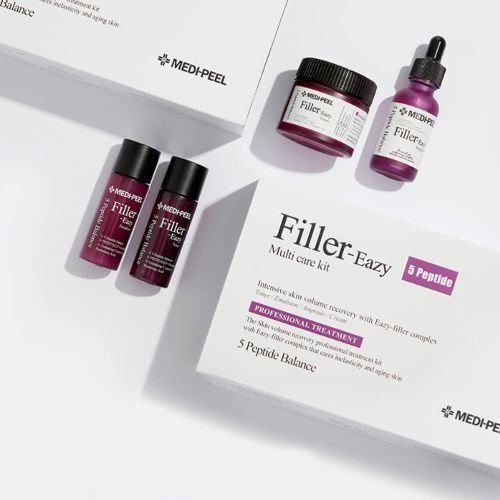 Набор средств по уходу за лицом с пептидами и Egf с эффектом ботокса Medi-Peel Eazy Filler Multi Care Kit 90i-203 фото