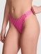 Трусики-стринги женские хлопковые PINK Victoria's Secret Logo Cotton High-Leg Thong розовые vz4-bmz-cj0 фото 1