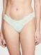 Трусики-стринги женские люксовые Victoria's Secret Lace-Trim Smooth Shimmer Thong Panty светло-зеленые vps-apb-rut фото 4