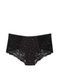 Трусики-чики женские бесшовные с кружевом PINK Victoria's Secret No-Show Cheeky черные opp-a02-plv фото 2