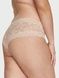 Трусики-чики женские кружевные Victoria's Secret Lace-Up Cheeky Panty бежевые 9mb-zcj-mvn фото 2