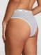 Трусики-бразилиана женские PINK Victoria's Secret Logo Cotton Brazilian Panty серые k9t-1by-eiu фото 3