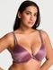 Бюстгальтер без пуш-ап Victoria's Secret Logo Shine Strap Lightly Lined Low-Cut Demi Bra бордовый ui5-ubf-a9a фото 1