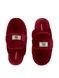 Тапочки бордові Victoria's Secret Luxe Plush Shine Patch Slide Slippers wd0-98q-qma фото 1