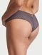 Трусики-чики женские люксовые Victoria's Secret Icon Lace Cheeky Panty серые ugu-oqd-5ac фото 3