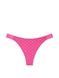 Трусики-стринги женские хлопковые PINK Victoria's Secret Logo Cotton High-Leg Thong розовые vz4-bmz-cj0 фото 2