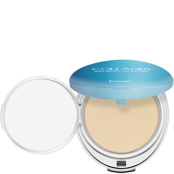 Колагенова пудра зі змінним блоком Enough Collagen Hydro Moisture Two Way Cake SPF25 13г + 13г Тон 13 - Світлий Бежевий 8ae-e6s-o4n фото