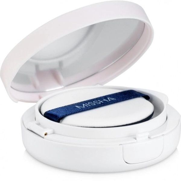 Кушон тональний с ідеальним покриттям MISSHA MAGIC CUSHION COVER LASTING SPF50+ PA+++, 15 г № 21 - Світлий Бежевий 8a6-16i фото