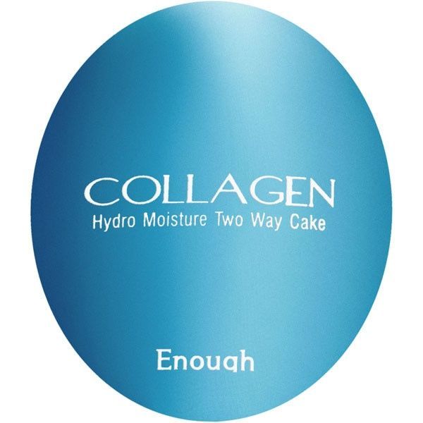 Колагенова пудра зі змінним блоком Enough Collagen Hydro Moisture Two Way Cake SPF25 13г + 13г Тон 13 - Світлий Бежевий 8ae-e6s-o4n фото