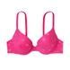 Бюстгальтер c пуш-ап в горошек розовый PINK Victoria's Secret Wear Everywhere Push-Up Bra 7er-1yb-129 фото 1