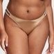 Трусики-стрінги жіночі люксові зі стразами Victoria's Secret Double Shine Strap Smooth Thong Panty бежеві lj2-mo7-u5l фото 3
