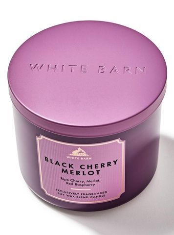 Свеча ароматическая Bath&Body Works Black Cherry Merlot 3-Wick Candle&nbsp;411 г 028013558 фото