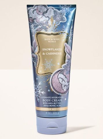Крем для тела Snowflakes & Cashmere Bath&Body Works 226 г 028017786 фото